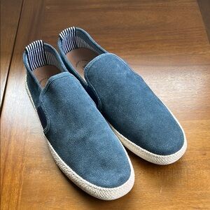 Stacy Adams Men’s Blue Canvas Slip-On Shoes Size 12 NWOT